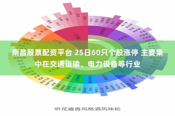 南昌股票配资平台 25日60只个股涨停 主要集中在交通运输、电力设备等行业