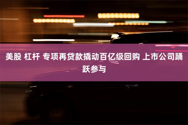 美股 杠杆 专项再贷款撬动百亿级回购 上市公司踊跃参与