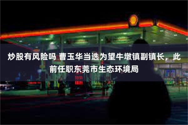 炒股有风险吗 曹玉华当选为望牛墩镇副镇长，此前任职东莞市生态环境局